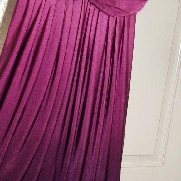 Bisou Bisou Ombré Size 10 pink to purple‎ spaghetti strap dress - Picture 3 of 7